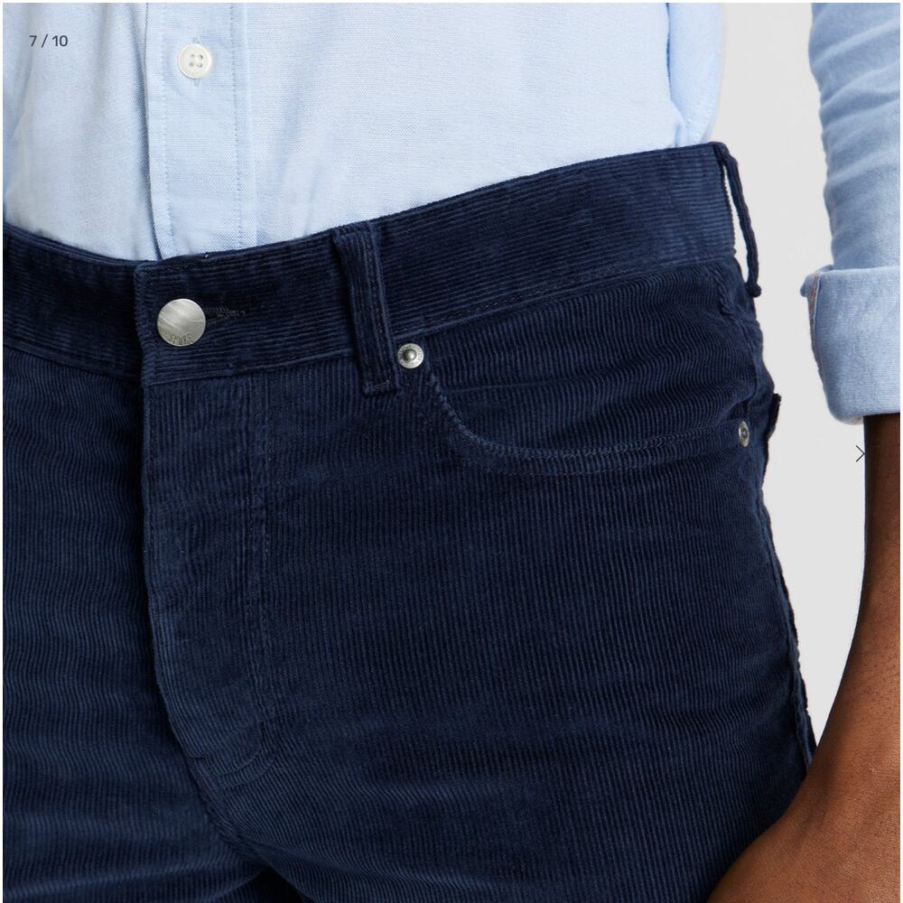 SPOKE Navy Cord Fives The Autumn Original Corduroy Pants in Build B // 34 x36 - Picture 3 of 16
